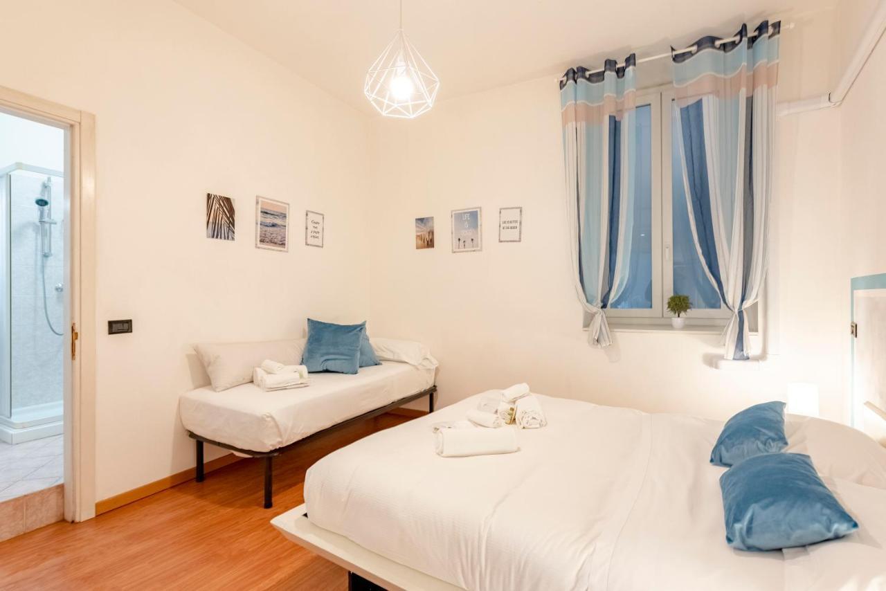 Mazzini 12, Elegant Central Apartment With Free Private Garage 800 M, Air Conditioning, Wi-Fi, Just 100 M From The Public Beach Rapallo Dış mekan fotoğraf