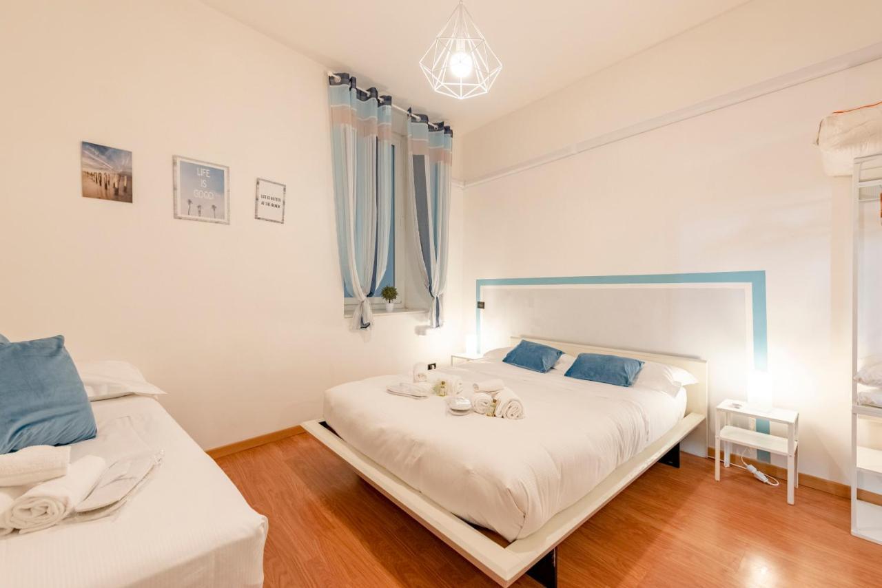 Mazzini 12, Elegant Central Apartment With Free Private Garage 800 M, Air Conditioning, Wi-Fi, Just 100 M From The Public Beach Rapallo Dış mekan fotoğraf